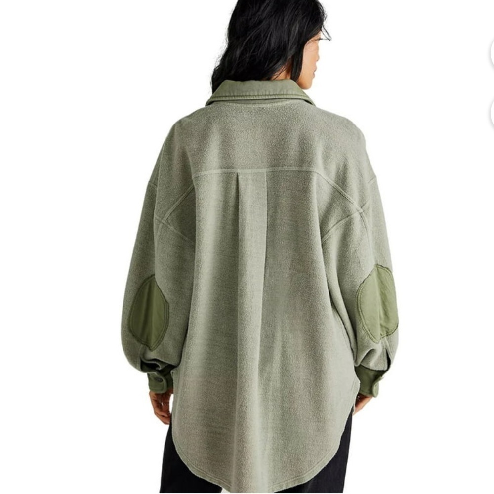 Free People Ruby Jacket Hunter Green - image 2